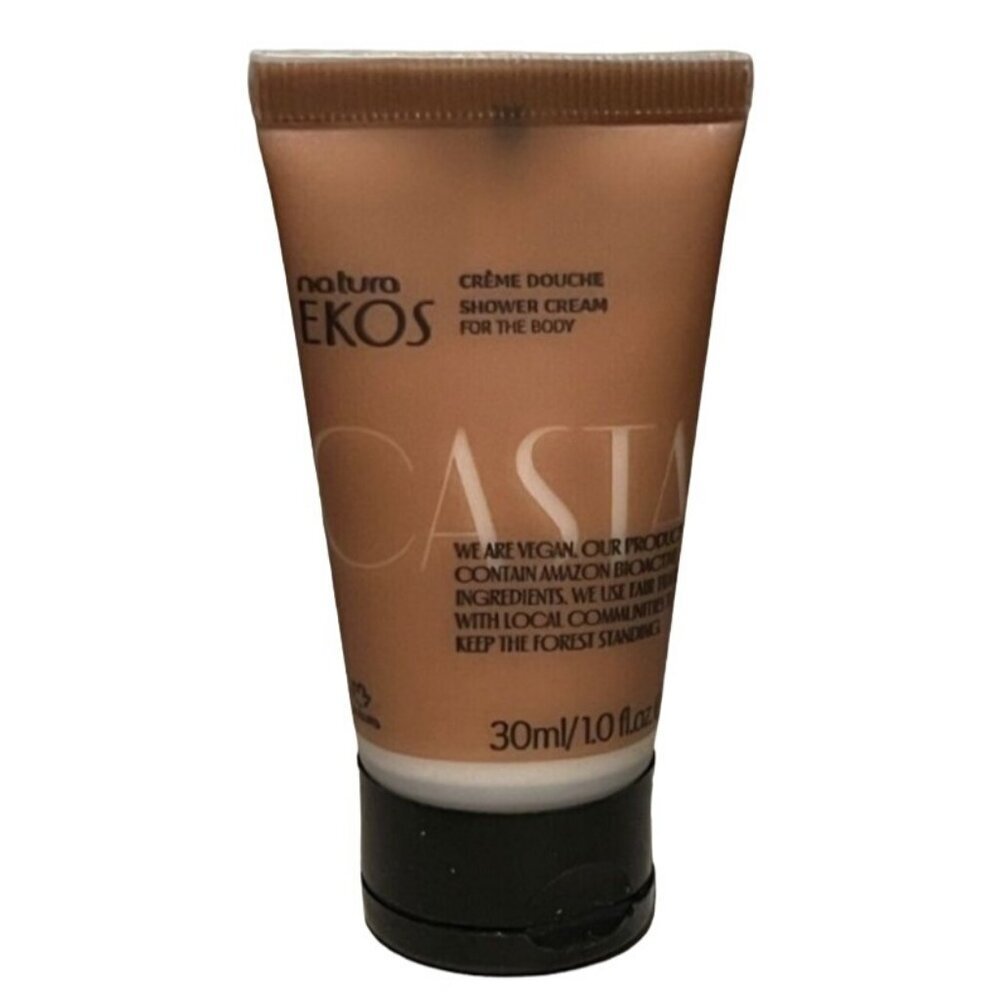 Natura Ekos Castanha Creamy Shower Gel Body Cream Vegan 1oz 30mL
